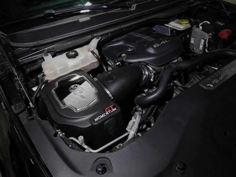 aFe 22-23 Jeep Grand Wagoneer (WS) V8 6.4L Momentum GT Cold Air Intake System w/ Pro DRY S Filter - Side View