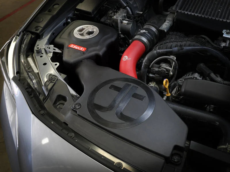 aFe 22-23 Subaru WRX Takeda Momentum Cold Air Intake System w/ Pro 5R Filter - Side View