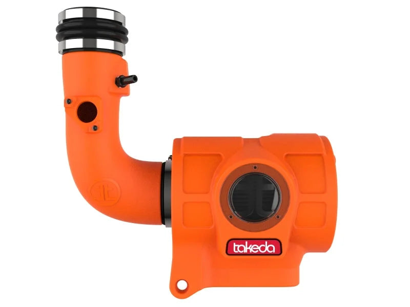 aFe 22-23 Toyota GR86 / Subaru BRZ Takeda Momentum Pro 5R Orange Edition Cold Air Intake System - Installation View
