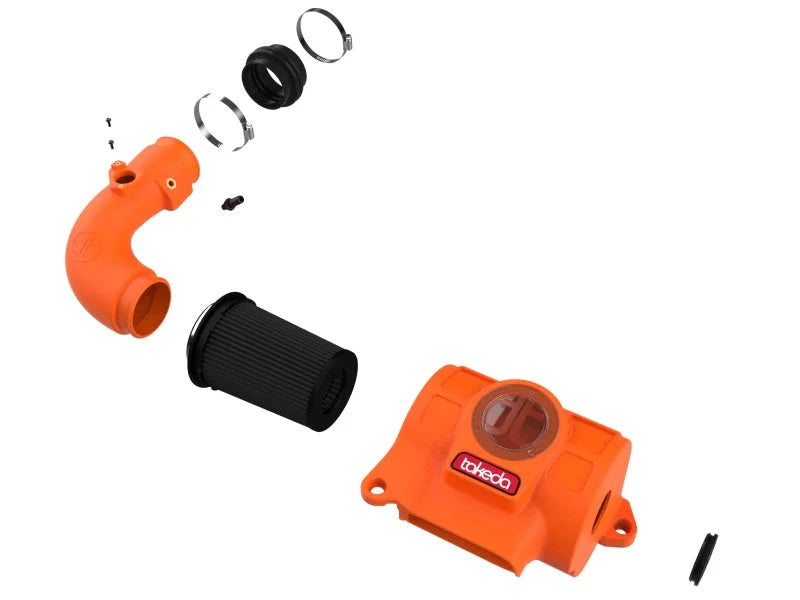 aFe 22-23 Toyota GR86 / Subaru BRZ Takeda Momentum Pro 5R Orange Edition Cold Air Intake System - Additional View 6