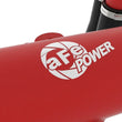 Load image into Gallery viewer, aFe 22-24 Ford Bronco Raptor BladeRunner Aluminum Hot and Cold Charge Pipe Kit Red - Back View