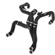 Load image into Gallery viewer, aFe 22-24 Ford Bronco Raptor V6-3.0L BladeRunner Aluminum Hot and Cold Charge Pipe Kit - Black - Main Product View