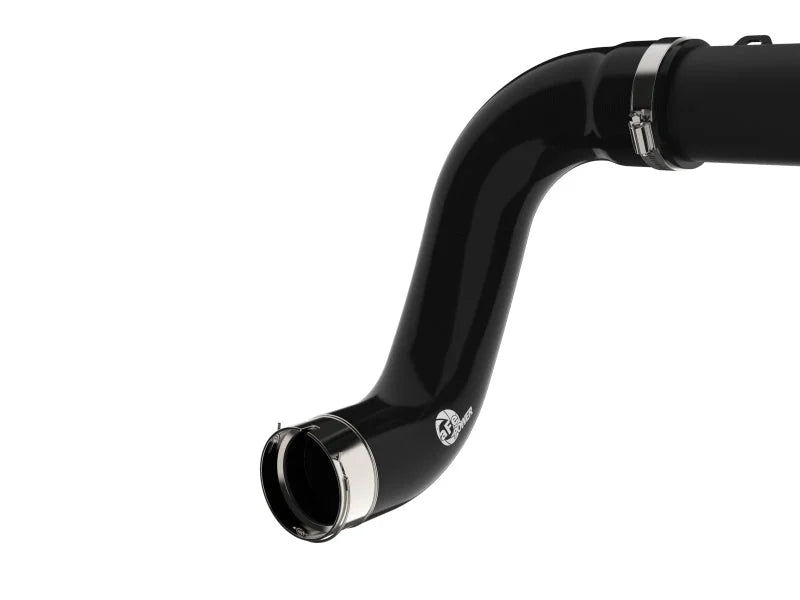 aFe 22-24 Ford Bronco Raptor V6-3.0L BladeRunner Aluminum Hot and Cold Charge Pipe Kit - Black - Installation View