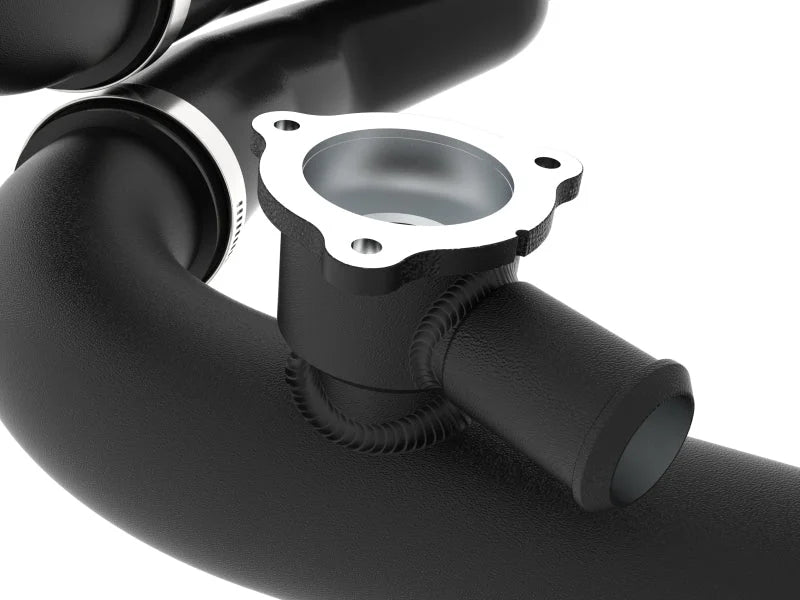 aFe 22-24 Ford Bronco Raptor V6-3.0L BladeRunner Aluminum Hot and Cold Charge Pipe Kit - Black - Additional View 5