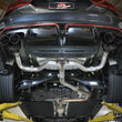 Load image into Gallery viewer, aFe 22-24 Kia Forte GT 1.6L 3in-2.5in 304 Stainless Steel Axle-Back Exhaust w/ Black Tips - Side View