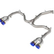 Load image into Gallery viewer, aFe 22-24 Kia Forte GT 1.6L 3in-2.5in 304 Stainless Steel Axle-Back Exhaust w/ Blue Flame Tips - Main Product View