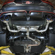 Load image into Gallery viewer, aFe 22-24 Kia Forte GT 1.6L 3in-2.5in 304 Stainless Steel Axle-Back Exhaust w/ Blue Flame Tips - Back View