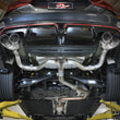 Load image into Gallery viewer, aFe 22-24 Kia Forte GT 1.6L 3in-2.5in 304 Stainless Steel Axle-Back Exhaust w/ Polished Tips - Side View