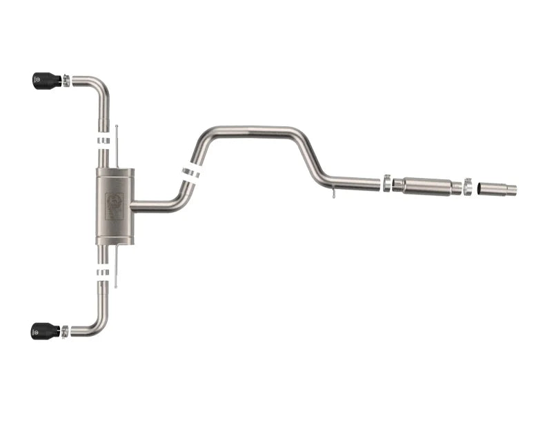 aFe 22-24 Volkswagen GTI MACH Force-Xp 3 to 2-1/2 IN Stainless Steel Cat-Back Exhaust w/Black Tip - Additional View 5