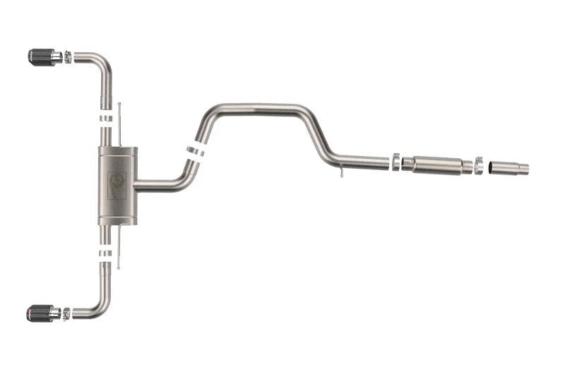 aFe 22-24 Volkswagen GTI MACH Force-Xp 3 to 2-1/2 IN Stainless Steel Cat-Back Exhaust w/Carbon Tips - Additional View 6