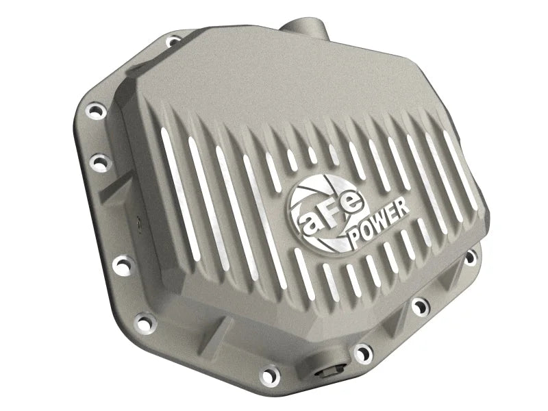 aFe 22-25 Ford Bronco Raptor V6 Rear Diff Cover - Raw w/ Machined Fins - Additional View 5