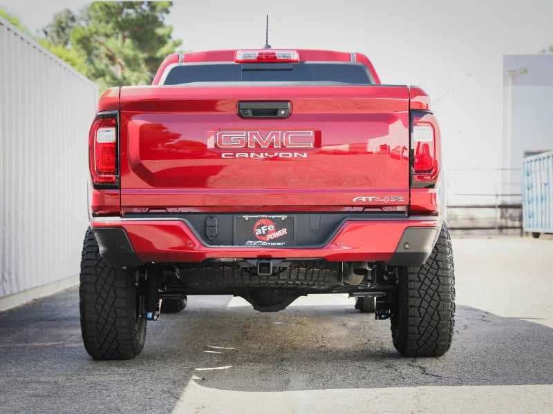 aFe 23-24 GM Colorado/Canyon L4-2.7L (t) Vulcan Series 3in 409 SS Cat-Back Exhaust System - Side View