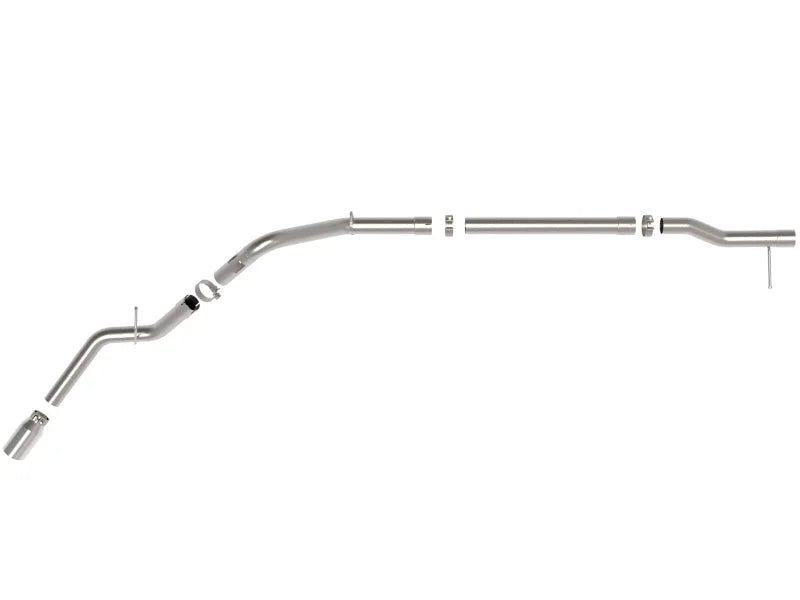 aFe 23-24 GM Trucks L6 Large Bore-HD 3 IN 409 Stainless Steel DPF-Back Exhaust System w/Polished Tip - Additional View 6