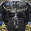Load image into Gallery viewer, aFe 23-24 Toyota GR Corolla L3 1.6L (t) Gemini XV 3in to 2-1/2in CatBack Exhaust w/Carbon Fiber Tips - Side View