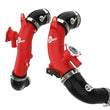 Load image into Gallery viewer, aFe 23-24 Toyota Sequoia V6-3.4L Hybrid BladeRunner 2.5in Aluminum Hot Charge Pipe - Red - Main Product View