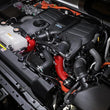 Load image into Gallery viewer, aFe 23-24 Toyota Sequoia V6-3.4L Hybrid BladeRunner 2.5in Aluminum Hot Charge Pipe - Red - Side View