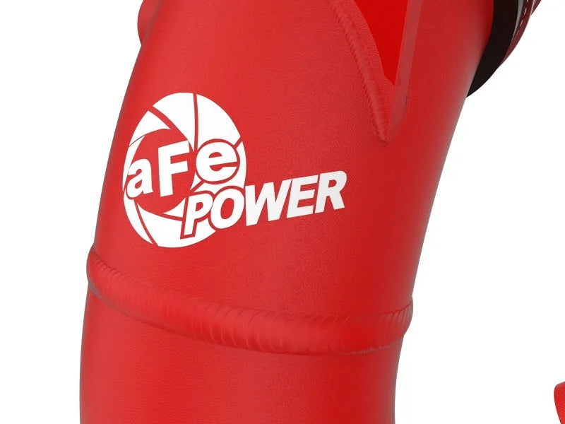 aFe 23-24 Toyota Sequoia V6-3.4L Hybrid BladeRunner 2.5in Aluminum Hot Charge Pipe - Red - Additional View 5