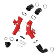 Load image into Gallery viewer, aFe 23-24 Toyota Sequoia V6-3.4L Hybrid BladeRunner 2.5in Aluminum Hot Charge Pipe - Red - Additional View 8