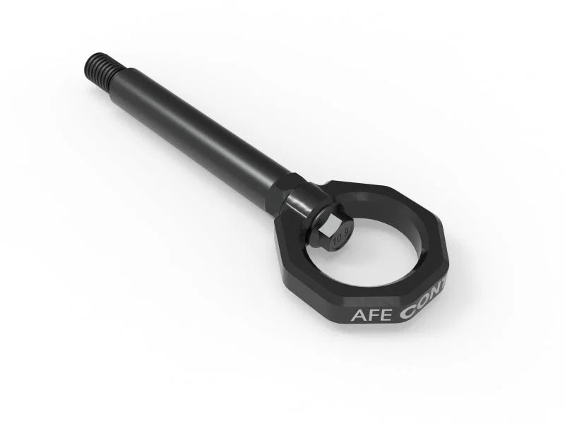 aFe 23-25 BMW M2 (G87) CONTROL Front / Rear Tow Hook - Black - Main Product View