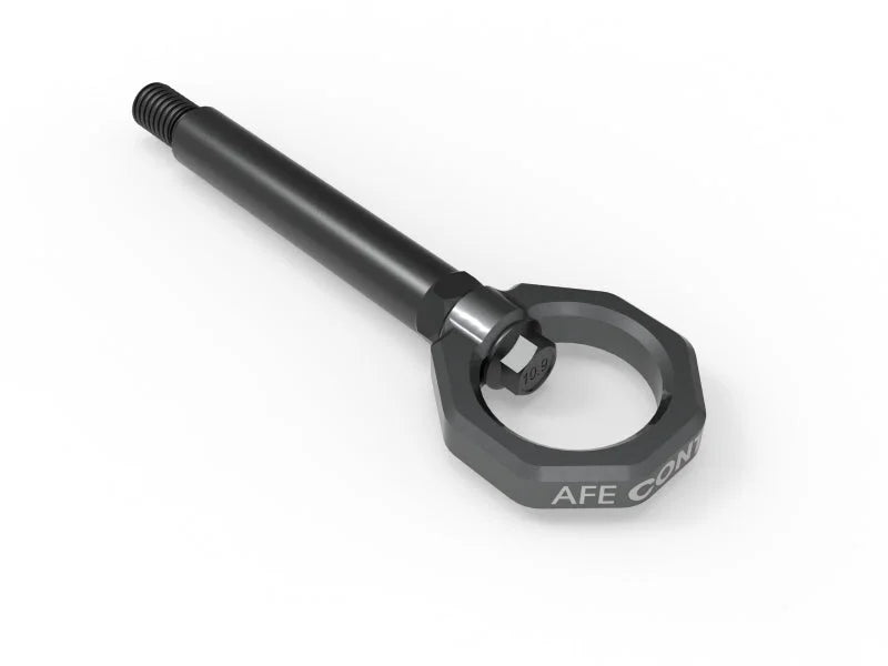 aFe 23-25 BMW M2 (G87) CONTROL Front / Rear Tow Hook - Gray - Main Product View