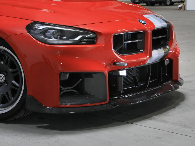 aFe 23-25 BMW M2 (G87) CONTROL Front / Rear Tow Hook - Gray - Side View