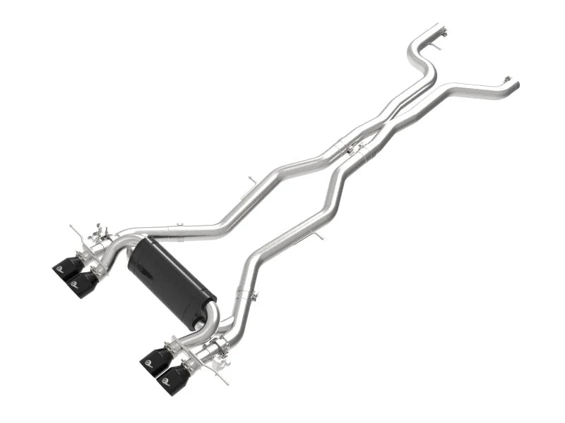 aFe 23-25 BMW M2 L6-3.0L (G87) MACH Force-Xp Cat-Back Exhaust w/ Black Tip - Main Product View