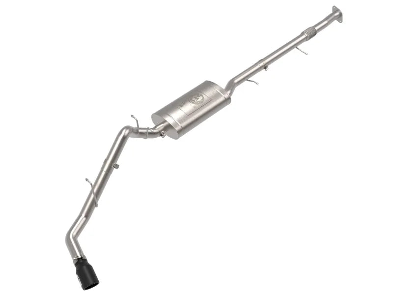aFe 23-25 GM Colorado/Canyon L4-2.7L (t) Apollo GT Series 3in 409 SS Cat-Back Exhaust w/ Blk Tip - Main Product View