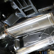 Load image into Gallery viewer, aFe 23-25 GM Colorado/Canyon L4-2.7L (t) ROCK BASHER 3 IN 409 Stainless Steel Cat-Back Exhaust - Installation View