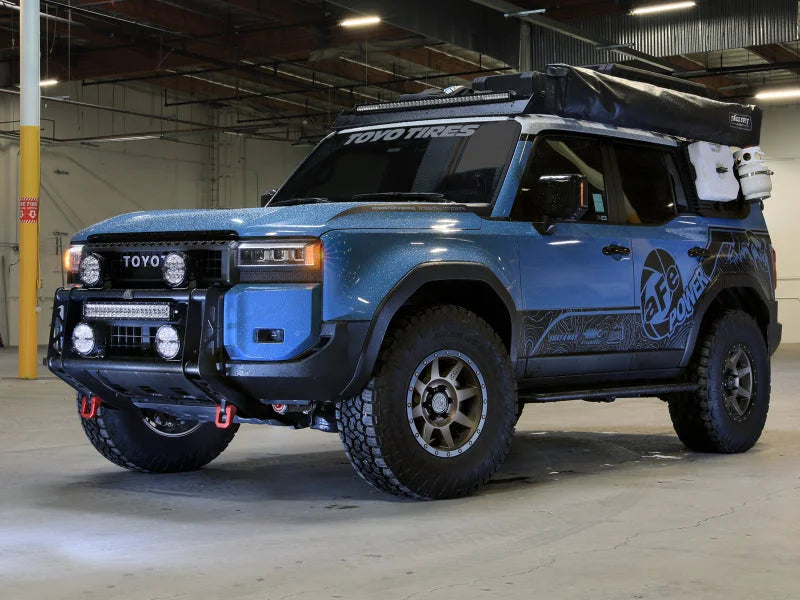 aFe 24-25 Toyota Land Cruiser (J250) POWER Terra Guard Bull Bar - Installation View
