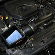 Load image into Gallery viewer, aFe 24-26 Jeep Wrangler JL L4-2.0L Rapid Induction Cold Air Intake System w/ D2 Dura-Dry Filter - Side View