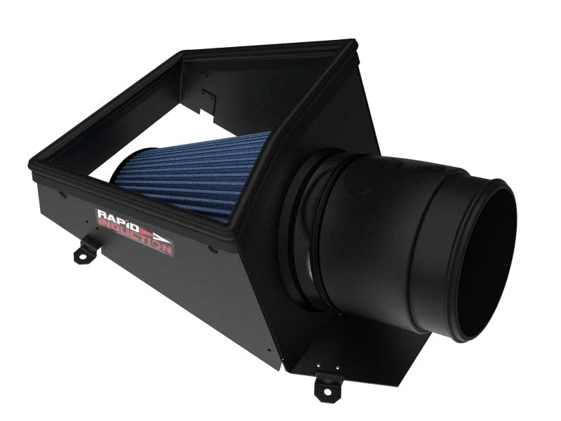 aFe 24-26 Jeep Wrangler JL L4-2.0L Rapid Induction Cold Air Intake System w/ Pro 5R Filter - Installation View