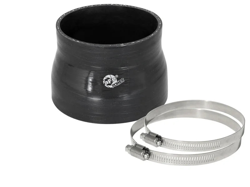 aFe 3.5in ID to 3in ID x 2.5in L Reducing Coupler - Black - Main Product View