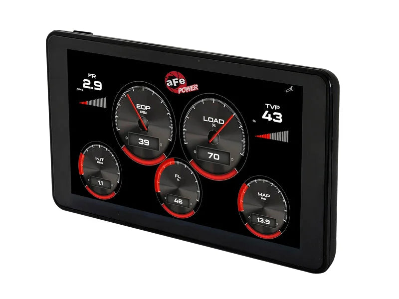aFe AGD Advanced Gauge Display Digital 5.5in Monitor 08-18 Dodge/RAM/Ford/GM Diesel Trucks - Main Product View