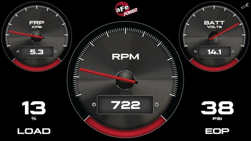 aFe AGD Advanced Gauge Display Digital 5.5in Monitor 08-18 Dodge/RAM/Ford/GM Diesel Trucks - Additional View 7