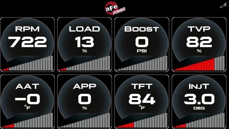 aFe AGD Advanced Gauge Display Digital 5.5in Monitor 08-18 Dodge/RAM/Ford/GM Diesel Trucks - Additional View 8