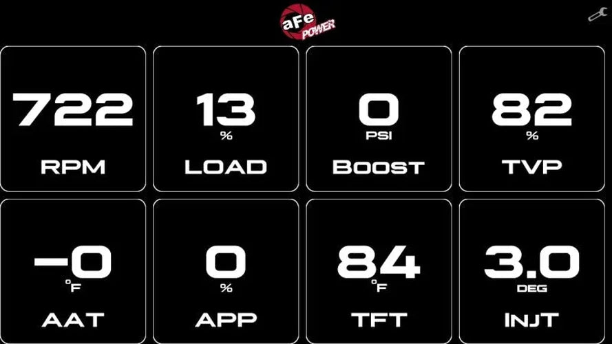 aFe AGD Advanced Gauge Display Digital 5.5in Monitor 08-18 Dodge/RAM/Ford/GM Diesel Trucks - Additional View 6
