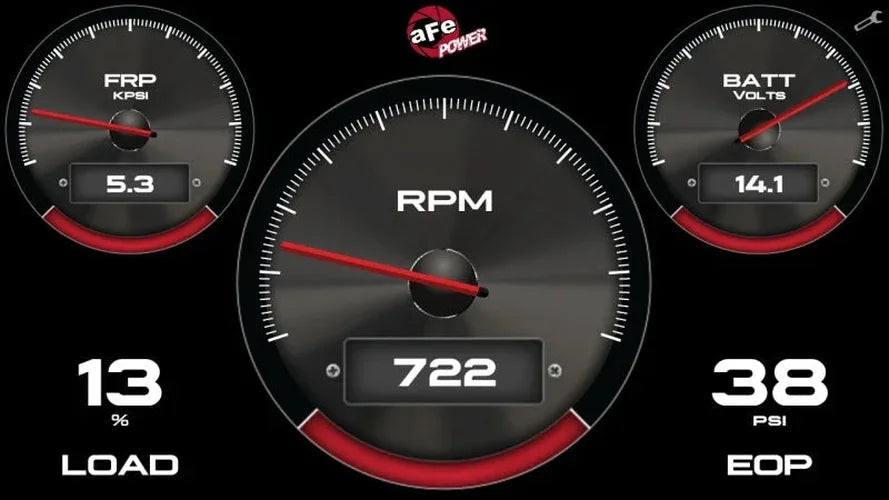 aFe AGD Advanced Gauge Display Digital 5.5in Monitor 08-18 Dodge/RAM/Ford/GM Diesel Trucks - Additional View 7