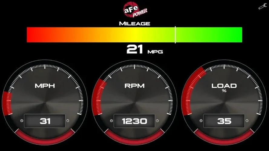 aFe AGD Advanced Gauge Display Digital 5.5in Monitor 08-18 Dodge/RAM/Ford/GM Diesel Trucks - Additional View 10