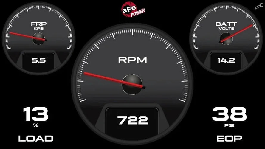 aFe AGD Advanced Gauge Display Digital 5.5in Monitor 08-18 Dodge/RAM/Ford/GM Diesel Trucks - Additional View 15