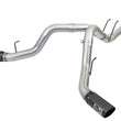Load image into Gallery viewer, aFe ATLAS 4in DPF-Back Alum Steel Exhaust System w/Black Tip 2017 Ford Diesel Trucks V8-6.7L (td) - Main Product View