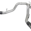 Load image into Gallery viewer, aFe ATLAS 4in DPF-Back Alum Steel Exhaust System w/Dual Exit Black Tip 2017 GM Duramax 6.6L (td) - Main Product View