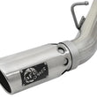 Load image into Gallery viewer, aFe ATLAS 4in DPF-Back Alum Steel Exhaust System w/Dual Exit Polished Tip 2017 GM Duramax 6.6L (td) - Additional View 6