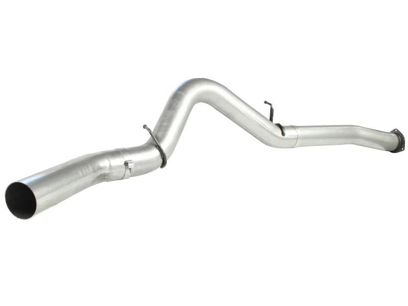 aFe ATLAS 5in Alum Steel DPF-Back Exhaust System 2007-10 GM Diesel Trucks V8-6.6L (td) - Installation View