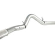 Load image into Gallery viewer, aFe ATLAS 5in DPF-Back Alum Steel Exhaust System Polished Tip GM Diesel Trucks 7.5-10 V8-6.6L td LMM - Side View