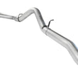 Load image into Gallery viewer, aFe ATLAS 5in DPF-Back Alum Steel Exhaust System Polished Tip GM Diesel Trucks 7.5-10 V8-6.6L td LMM - Back View