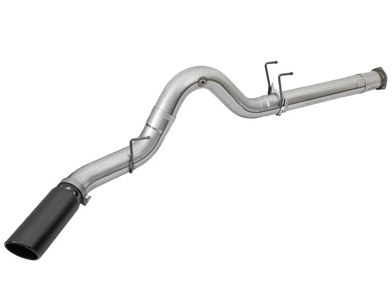 aFe ATLAS 5in DPF-Back Alum Steel Exhaust System w/Black Tip 2017 Ford Diesel Trucks V8-6.7L (td) - Additional View 7