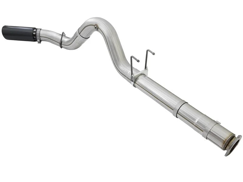 aFe ATLAS 5in DPF-Back Alum Steel Exhaust System w/Black Tip 2017 Ford Diesel Trucks V8-6.7L (td) - Additional View 8