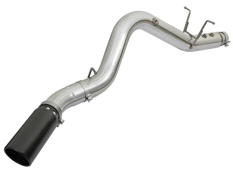aFe ATLAS 5in DPF-Back Aluminized Steel Exhaust System GM Diesel Trucks 2017 V8 6.6L (td) L5P - Additional View 5