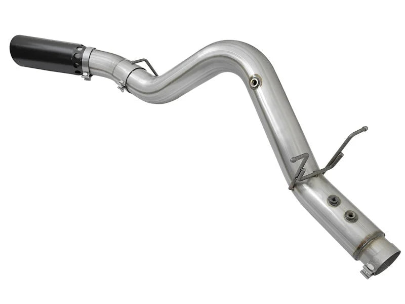 aFe ATLAS 5in DPF-Back Aluminized Steel Exhaust System GM Diesel Trucks 2017 V8 6.6L (td) L5P - Additional View 7