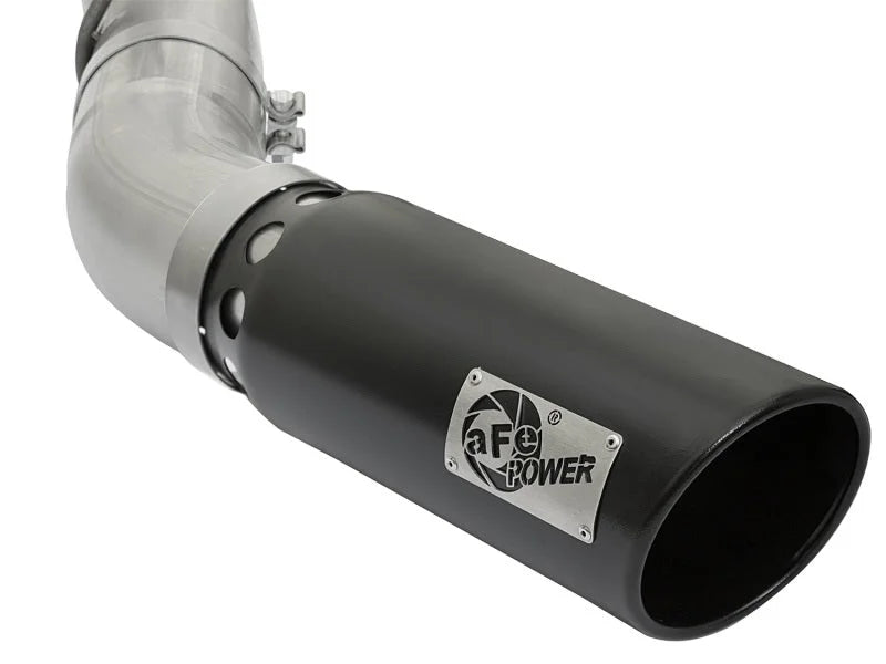 aFe ATLAS 5in DPF-Back Aluminized Steel Exhaust System GM Diesel Trucks 2017 V8 6.6L (td) L5P - Additional View 8